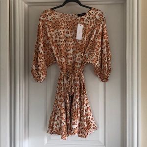 VICI Leopard Rope Tie Dress